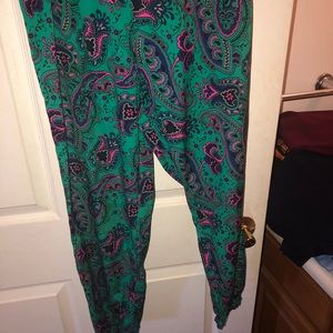 Paisley boho pants